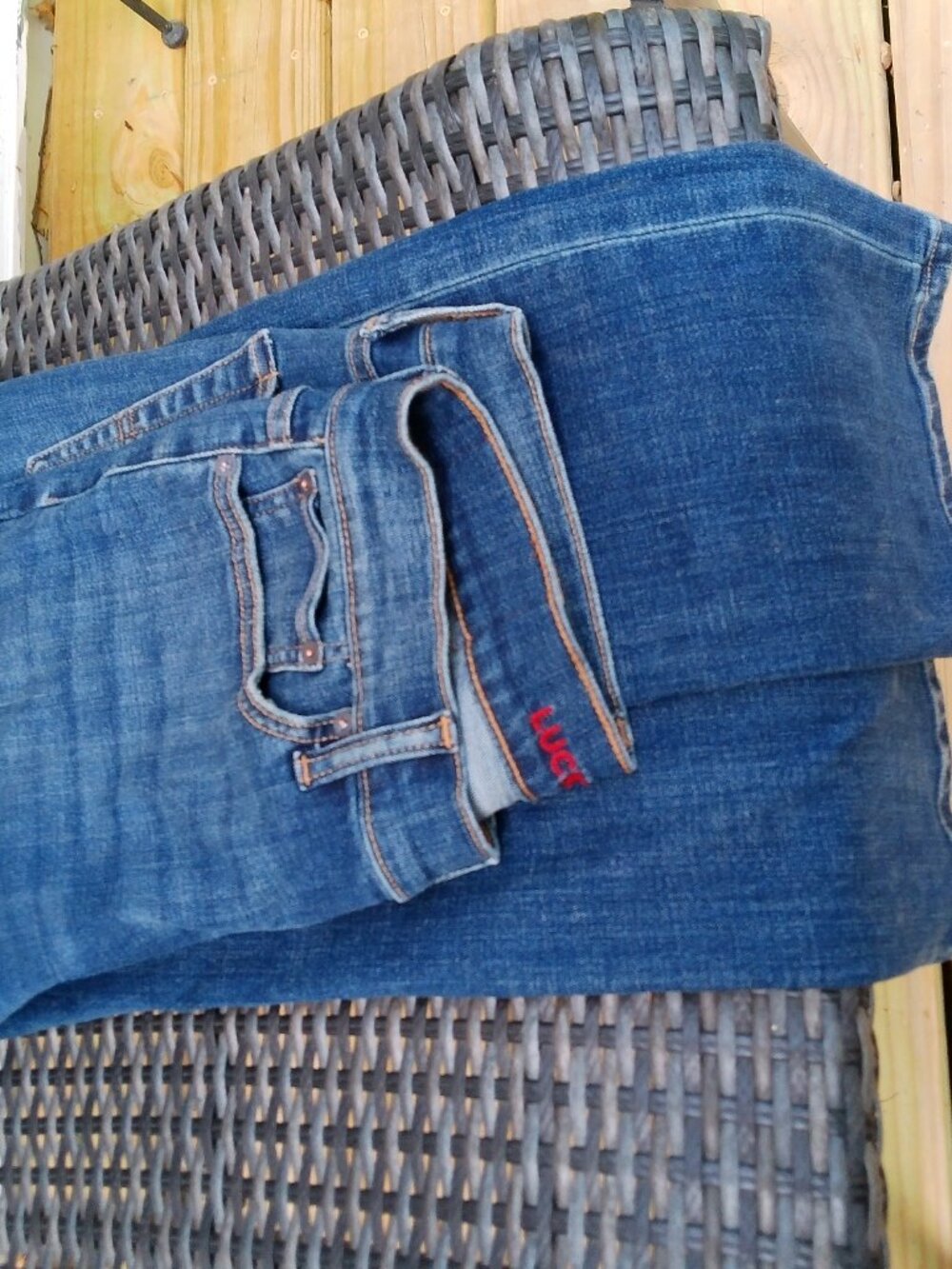 LUCKY BRAND JEANS SIZE 30X30 FLARE LEG GOOD CONDITION - Picture 8 of 8
